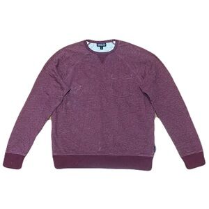 Patagonia Men’s Mahnya Fleece Crew Pullover in Sequoia Red, size Medium